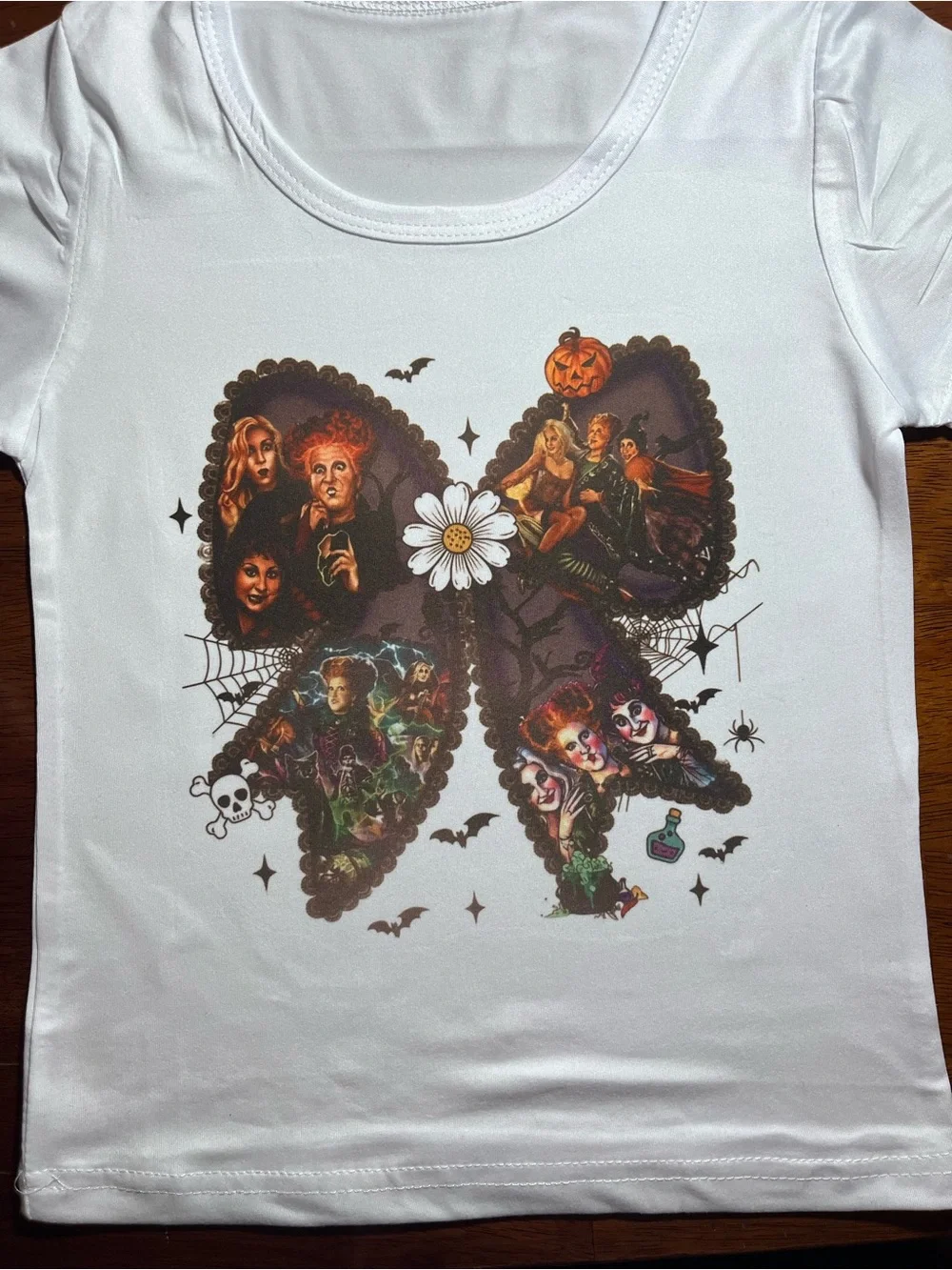 White Kids' Halloween Butterfly Graphic Tee